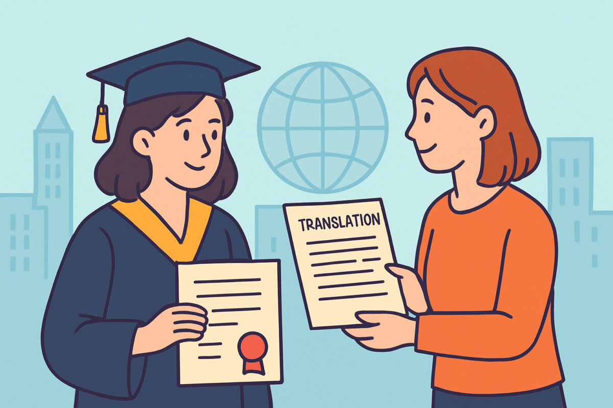 Diplomien käännös opiskelijoille ulkomaille