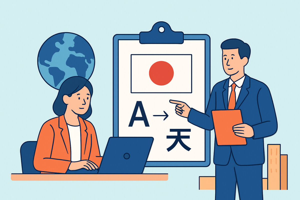Japanin kielen käännökset yritykselle ja erikoisaloille