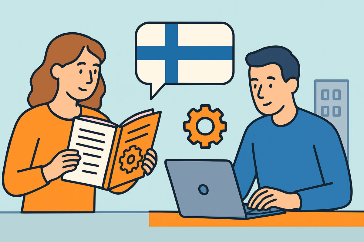 Käyttöohjeiden kääntäminen tekniseen tuotteeseen