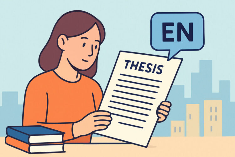 Opinnäytetyön kielentarkistus ja englanninkielinen tiivistelmä