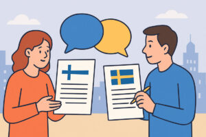 Suomi–ruotsi -käännökset Suomen toisen kotimaisen kielen