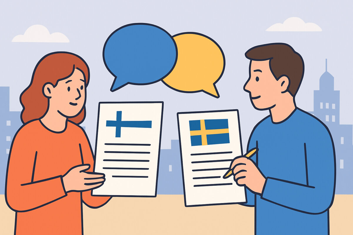 Suomi–ruotsi -käännökset Suomen toisen kotimaisen kielen