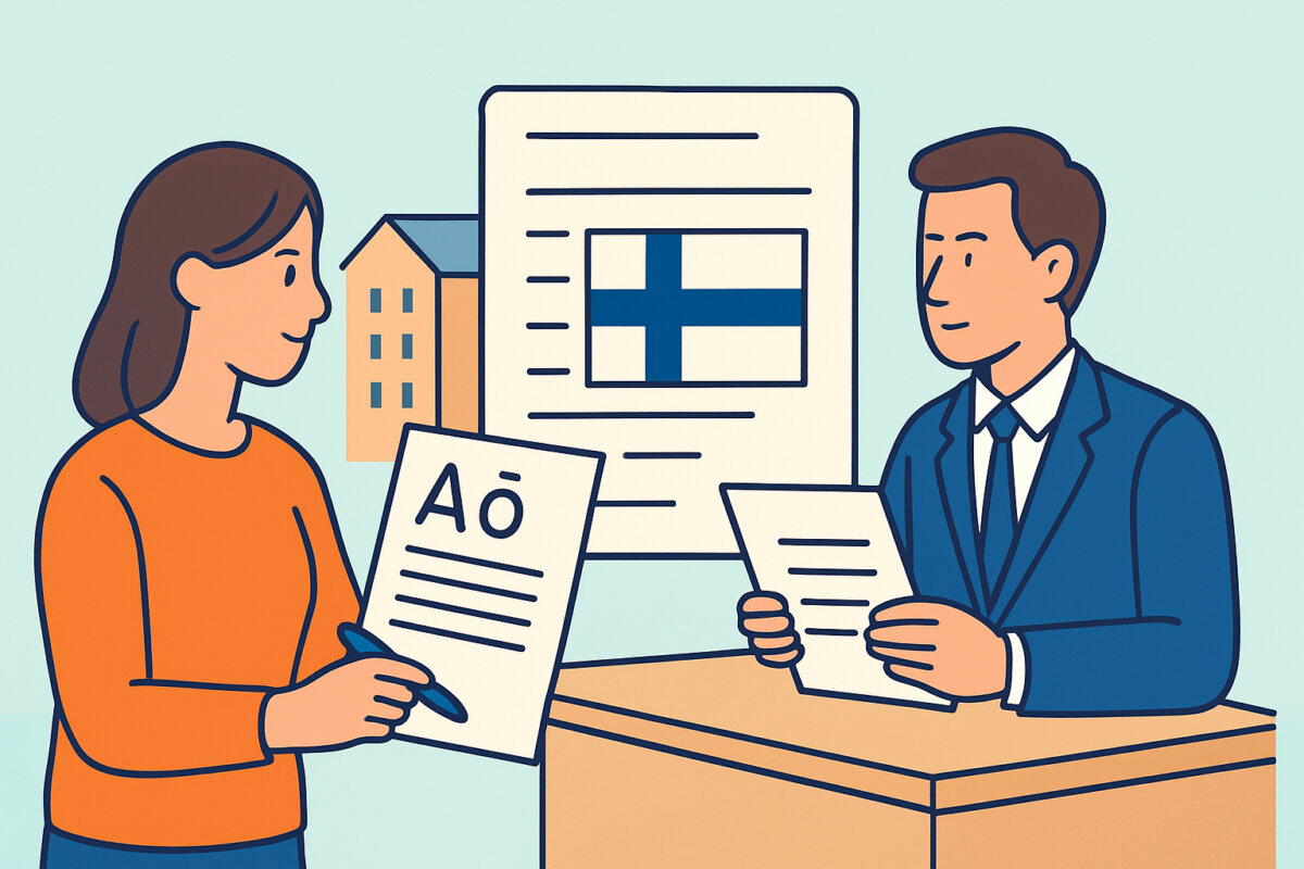 Viranomaisille toimitettavat käännökset Suomessa